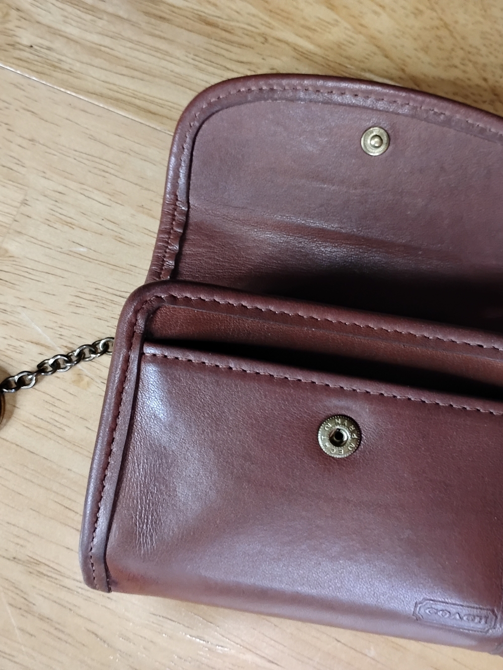 Coach Glove Tanned Leather Coin/Keychain Purse Vintage - Picture 7 of 7